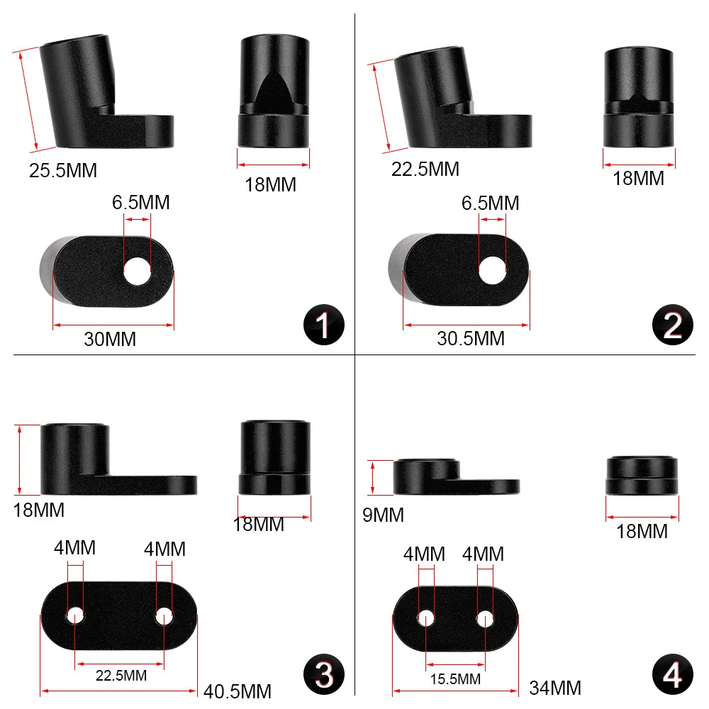 Ford Focus ST (2013+) Rear Wing Riser – T6061 Billet Aluminum, Bolt-On