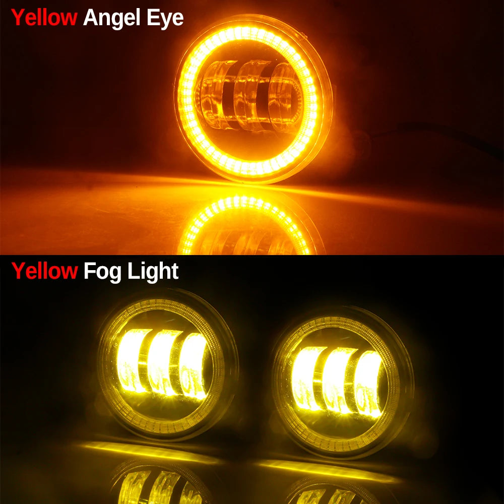 Ford Fiesta Angel Eye LED Fog Lamps – 2PCS Set