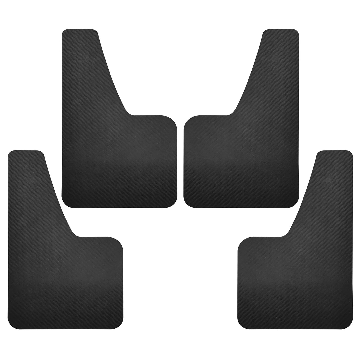 Carbon Fiber Effect Rally Mudflaps for Ford Fiesta Mk5–Mk7 (ST/RS/Zetec S)