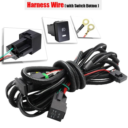 Ford Fiesta Angel Eye LED Fog Lamps – 2PCS Set