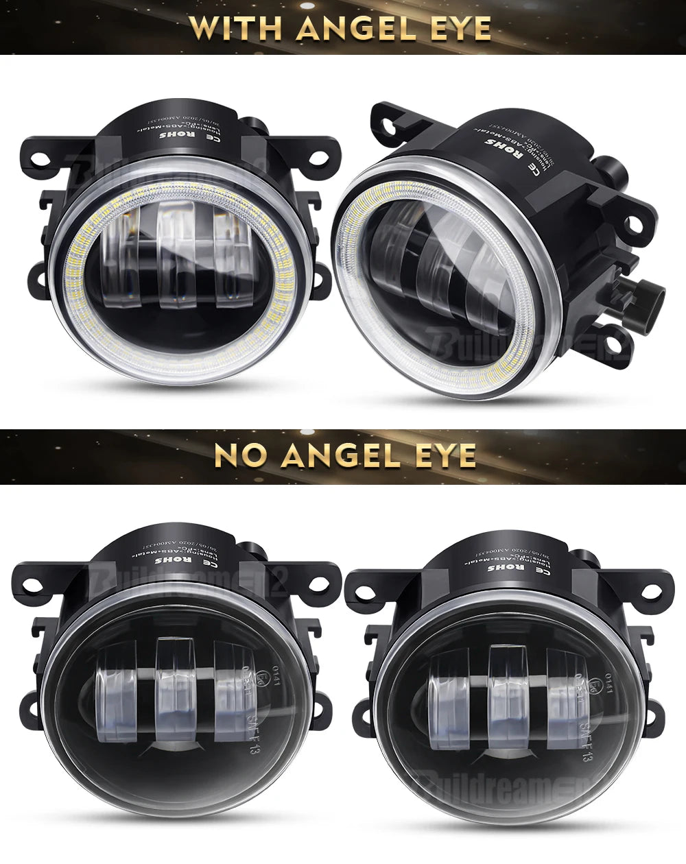 Ford Fiesta Angel Eye LED Fog Lamps – 2PCS Set