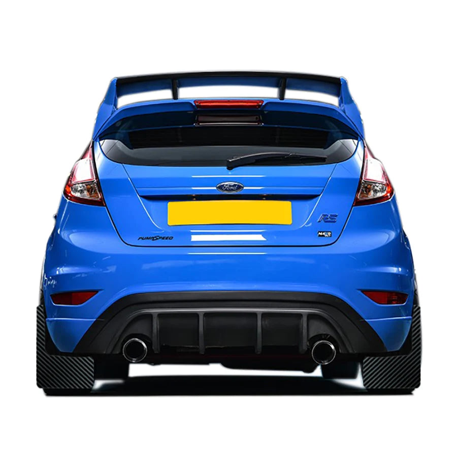 Carbon Fiber Effect Rally Mudflaps for Ford Fiesta Mk5–Mk7 (ST/RS/Zetec S)