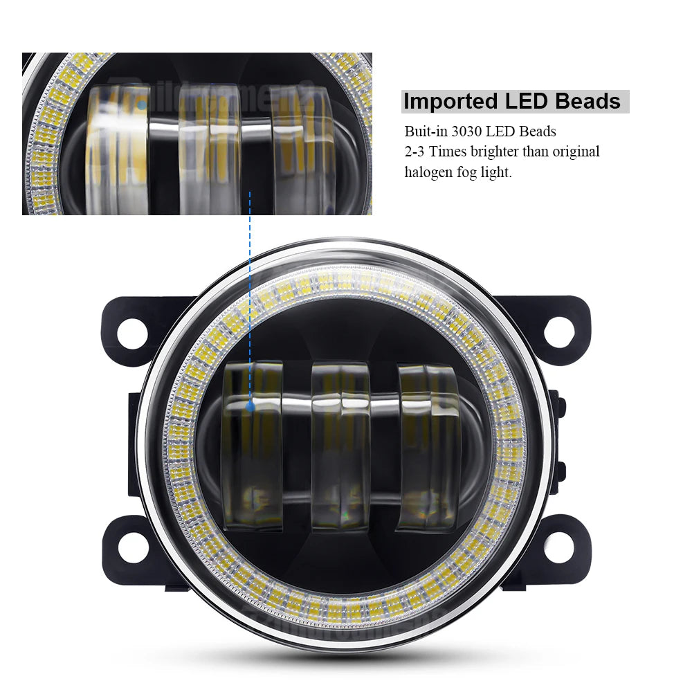 Ford Fiesta Angel Eye LED Fog Lamps – 2PCS Set