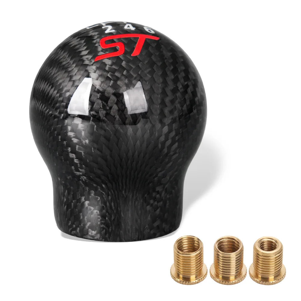 Carbon Fiber Gear Shift Knob for Focus/Fiesta - ST 6-Speed Manual Car Shift Knob, Styling Mod Part