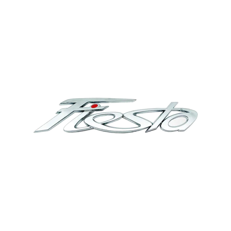 Ford Fiesta Black Silver Emblem Badge – Rear Trunk Letter Sticker Car Decoration
