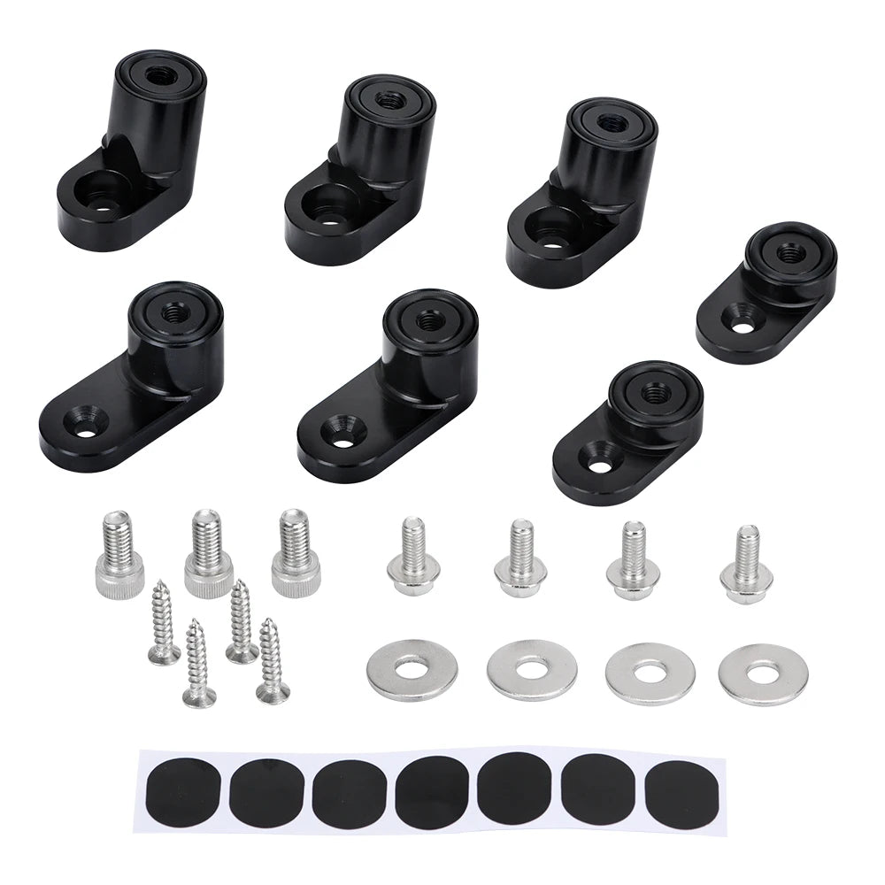 Ford Focus ST (2013+) Rear Wing Riser – T6061 Billet Aluminum, Bolt-On