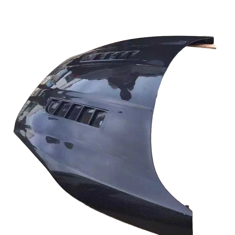 ST Style Carbon Fiber Hood Vent for Ford Fiesta/ST 2013–2016 – Front Engine Bonnet Air Vent with Perfect Fit Installation