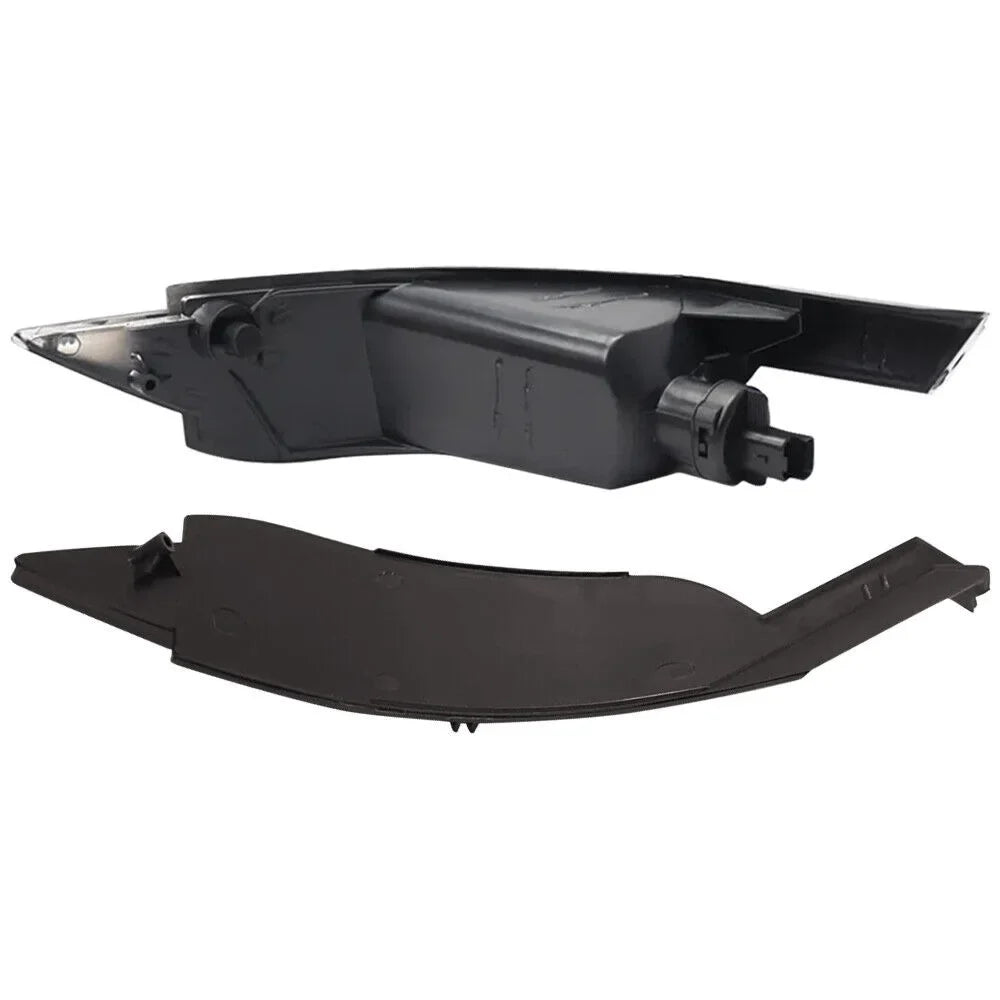 2x Rear Smoked Black Bumper Reflector Fog Lamp Tail Light Right Left For Ford Fiesta Mk7 2008 - 2015