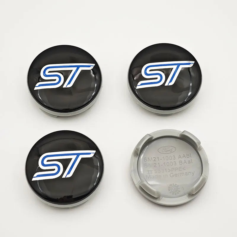 Wheel Center Caps for Ford ST-Line 4pcs (Fiesta/Focus ST)