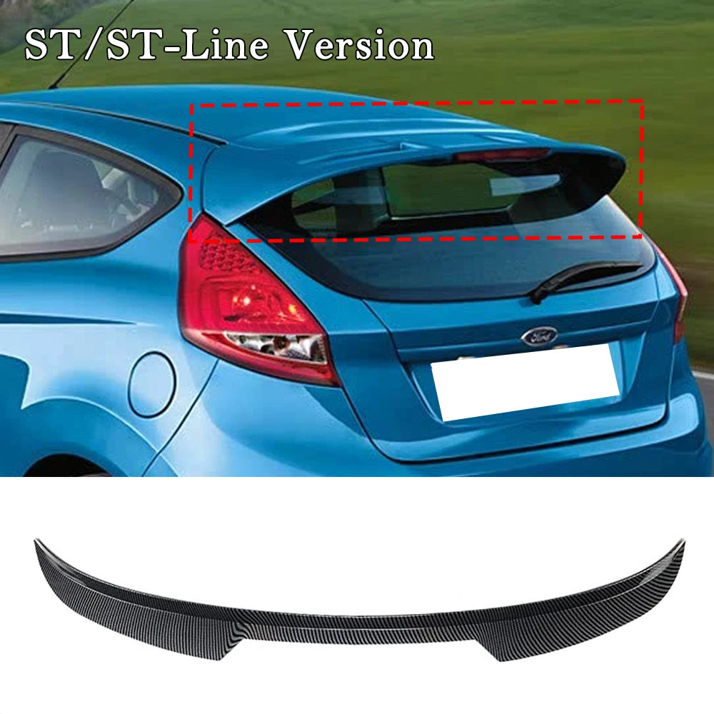 Ford Fiesta ST (08-17) Gloss Black Roof Spoiler Extension