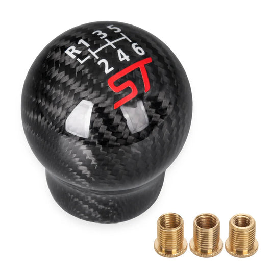 Carbon Fiber Gear Shift Knob for Focus/Fiesta - ST 6-Speed Manual Car Shift Knob, Styling Mod Part