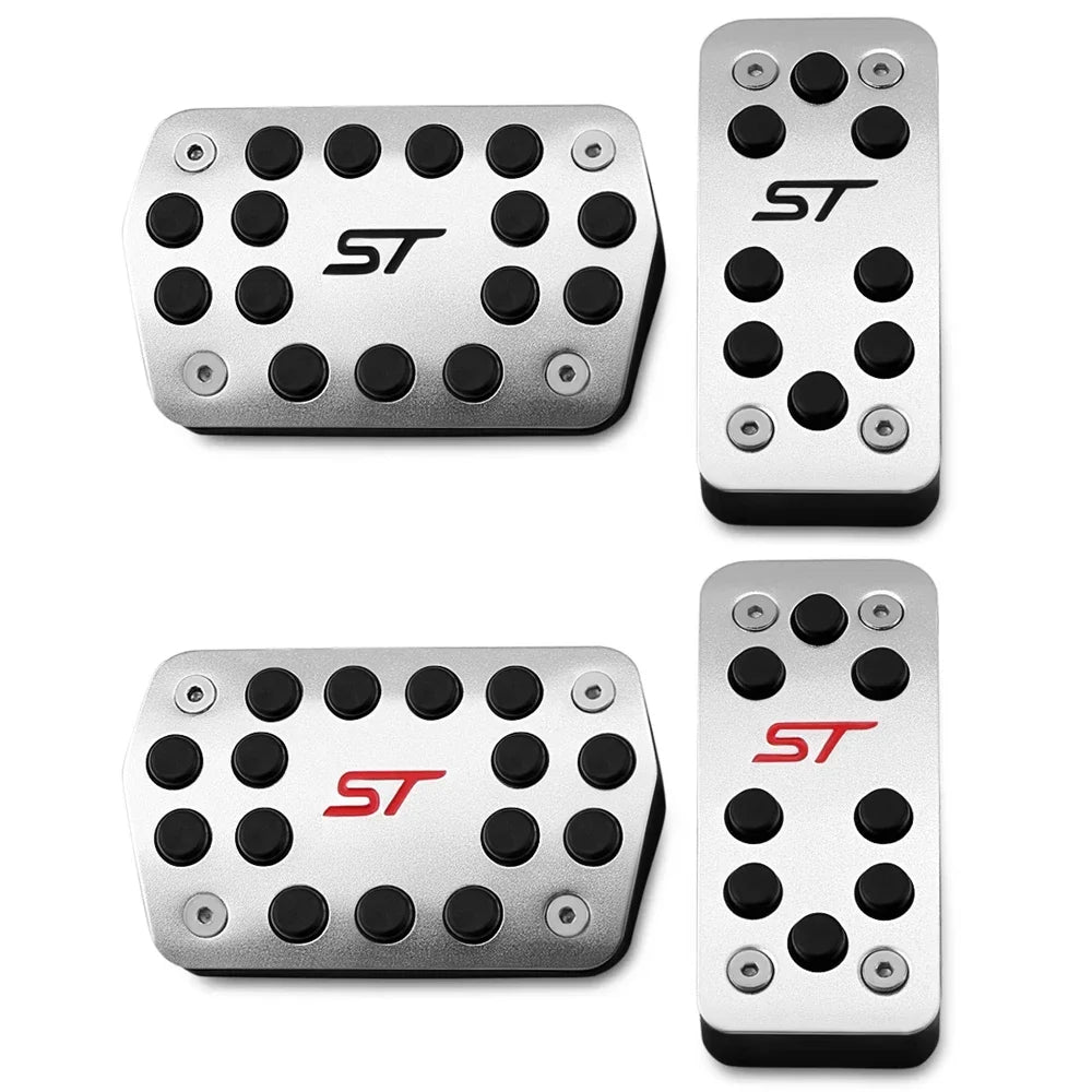 Car Rest Pedal Set – Foot, Fuel, Brake & Clutch Pedals for Ford Focus MK2/MK3, Kuga, Escape ST (2005–2019) | Car Styling Accessories