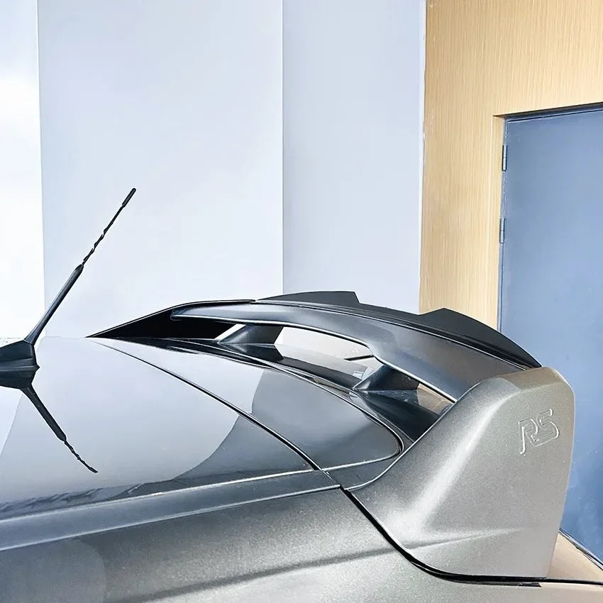 Rear Wing Spoiler for Ford Focus MK3 RS 2011–2018 – Gloss Black Carbon Look