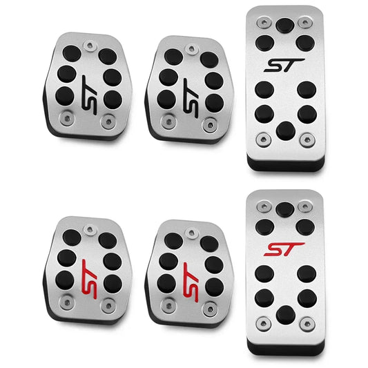 Car Rest Pedal Set – Foot, Fuel, Brake & Clutch Pedals for Ford Focus MK2/MK3, Kuga, Escape ST (2005–2019) | Car Styling Accessories