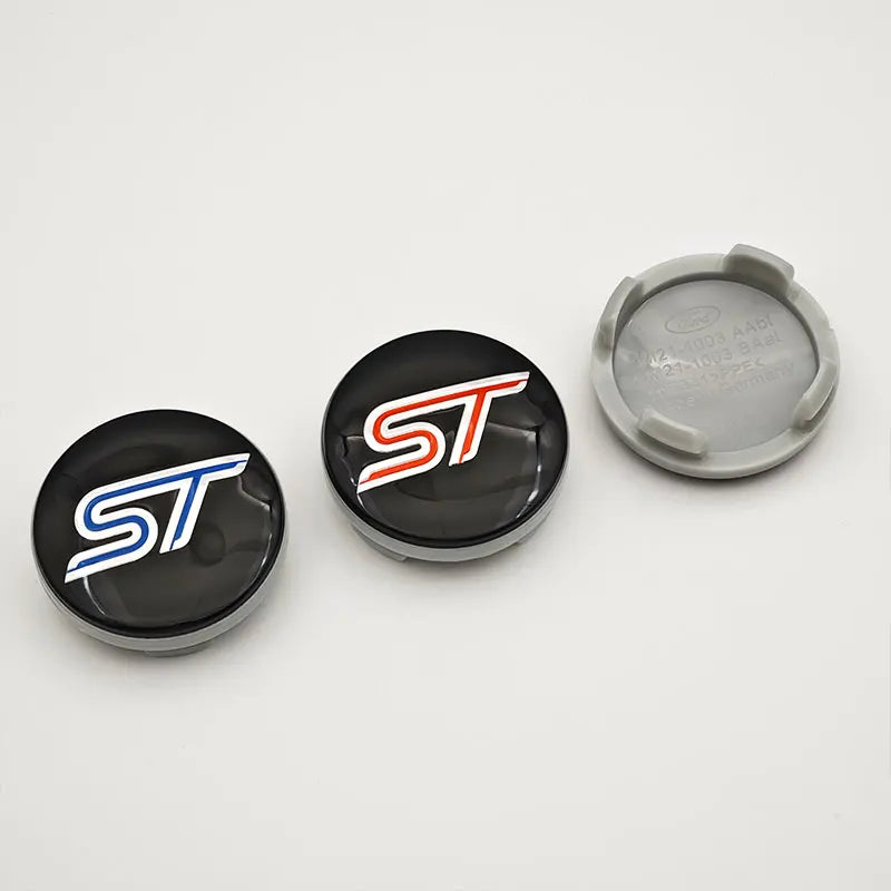 Wheel Center Caps for Ford ST-Line 4pcs (Fiesta/Focus ST)