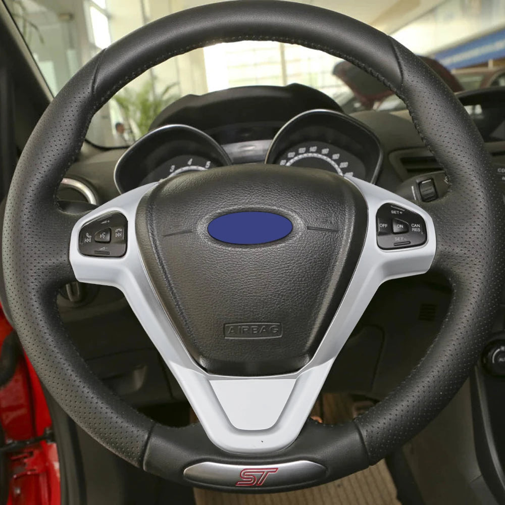 Steering Wheel Sequin Trim Cover for Ford EcoSport 2013–2017 and Fiesta MK7 2009–2017
