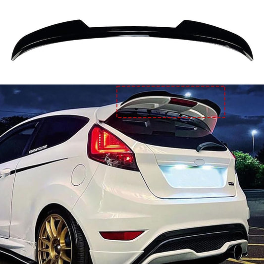 Ford Fiesta ST (08-17) Gloss Black Roof Spoiler Extension