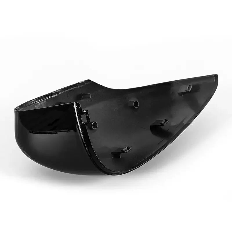 L/R Gloss Black Mirror Covers For Ford For Fiesta 2009 - 2017