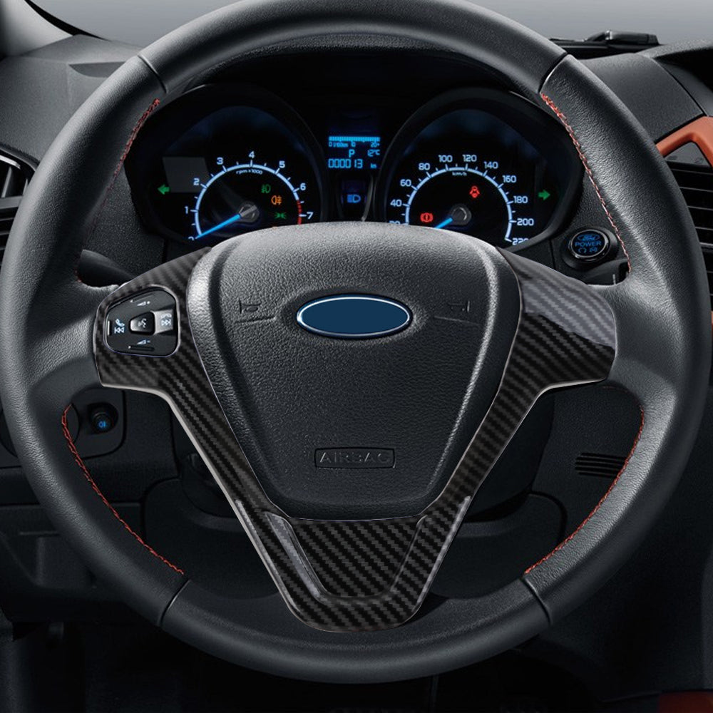 Steering Wheel Sequin Trim Cover for Ford EcoSport 2013–2017 and Fiesta MK7 2009–2017