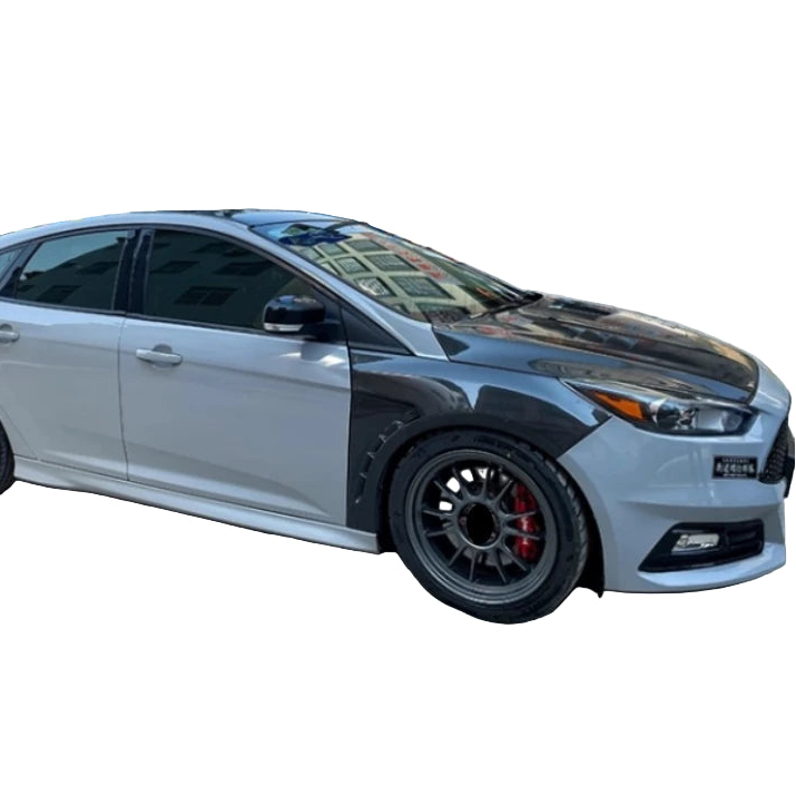 Carbon Fiber Fender Wing Kit for Ford Focus ST/RS (2012–2018)