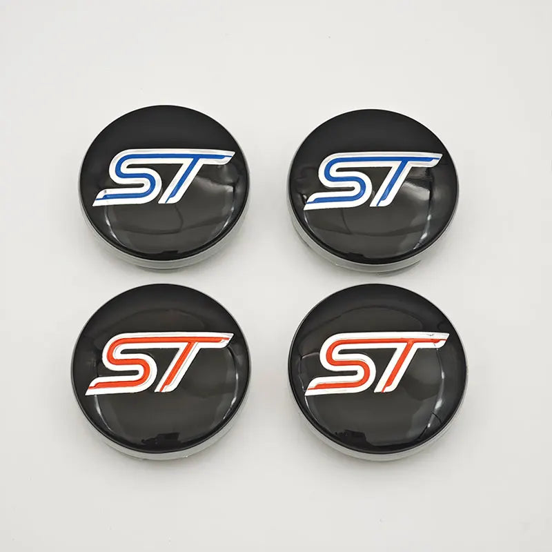 Wheel Center Caps for Ford ST-Line 4pcs (Fiesta/Focus ST)