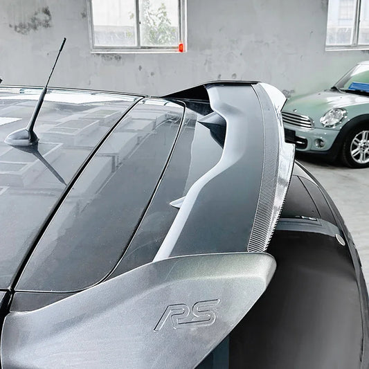 Rear Wing Spoiler for Ford Focus MK3 RS 2011–2018 – Gloss Black Carbon Look