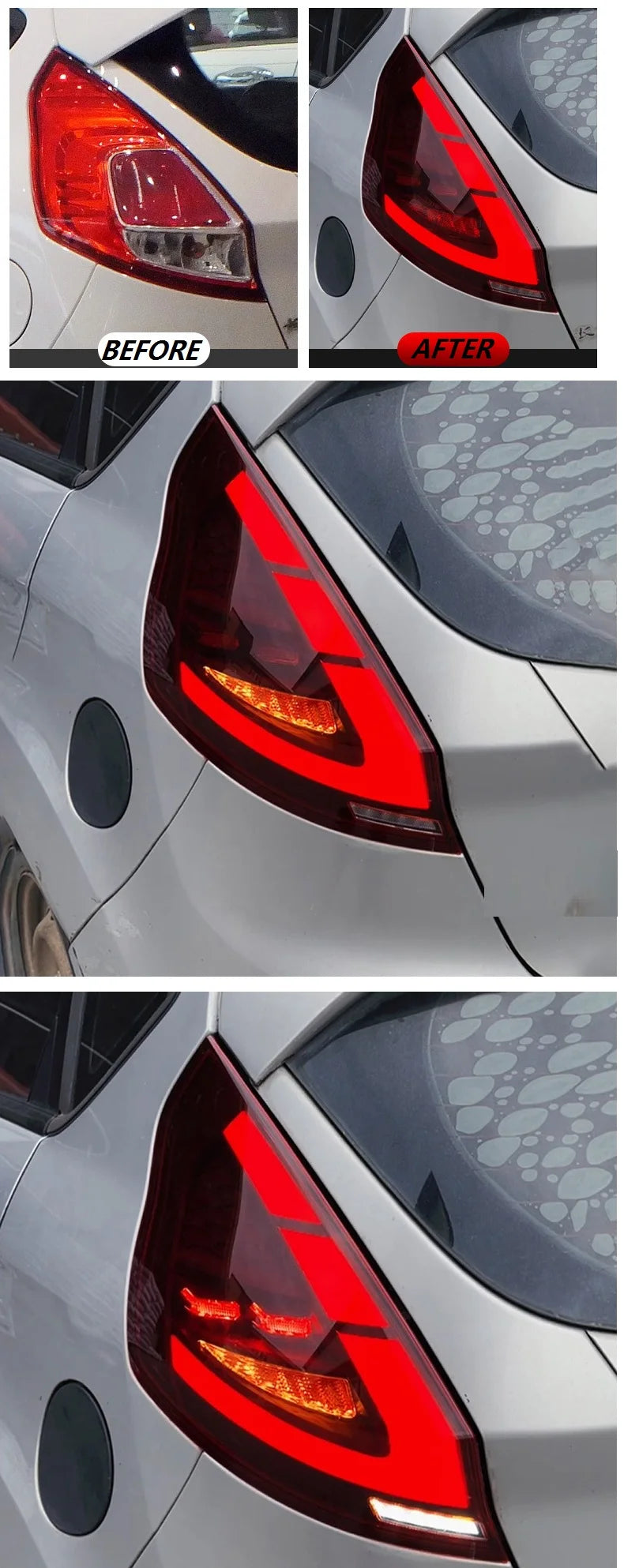 Ford Fiesta 2009–2015 Rear Tail Light Assembly – Brake & Turn Signal