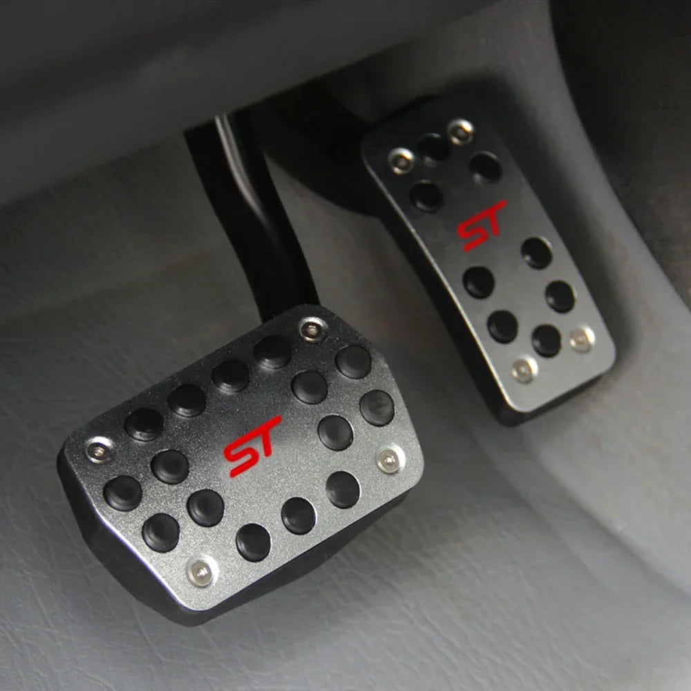 Car Rest Pedal Set – Foot, Fuel, Brake & Clutch Pedals for Ford Focus MK2/MK3, Kuga, Escape ST (2005–2019) | Car Styling Accessories