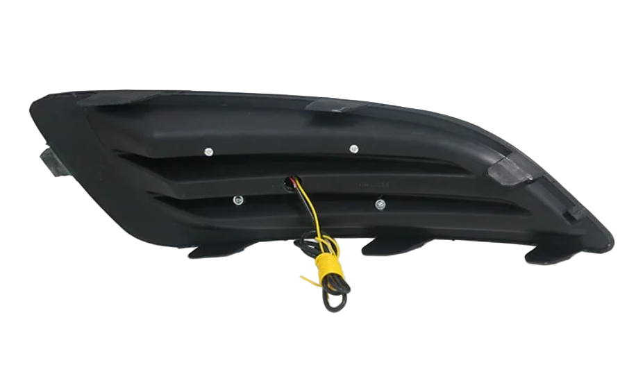 DRL Daytime Running Lights for Ford Fiesta 2013–2016 – LED Fog Lamp Covers (White)